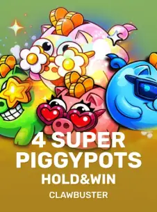 4 SUPER PIGGYPOTS: HOLD&WIN game tile